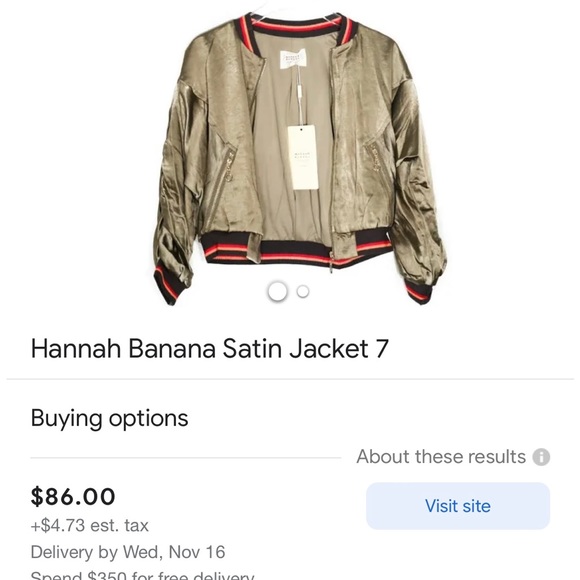 Hannah Banana Silk Jogger Set (8) NWT - Picture 4 of 10